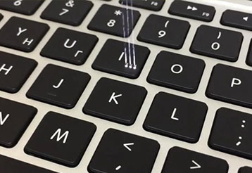 筆記本鍵盤鐳射字母