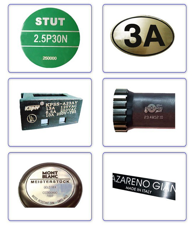 fiber樣品.jpg 光纖激光打標(biāo)機(jī)(圖1)